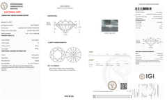 CVD Lab-Grown Round Brilliant Loose Diamond – IGI Certified (1.00 CT, D Color, VVS2 Clarity, Ideal Cut)